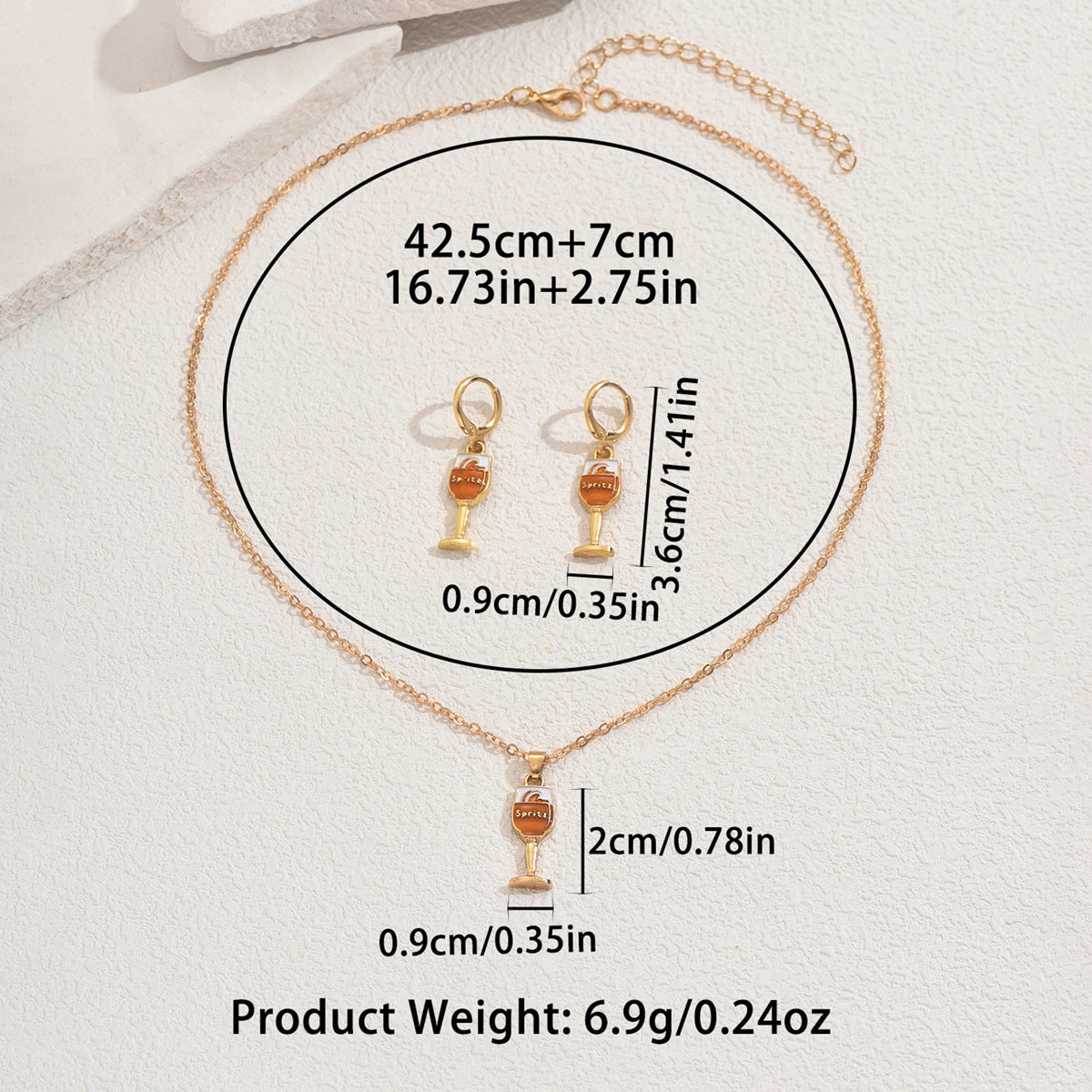 Wine-Glass Charm Jewelry — product image 4