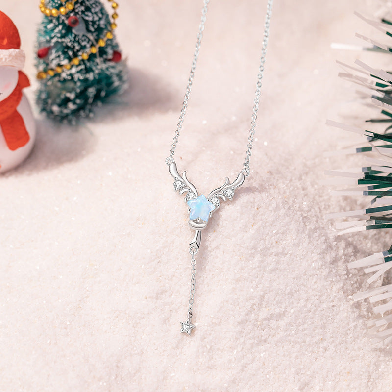 Schmuck aus 925er Sterlingsilber – Geweih und Stern