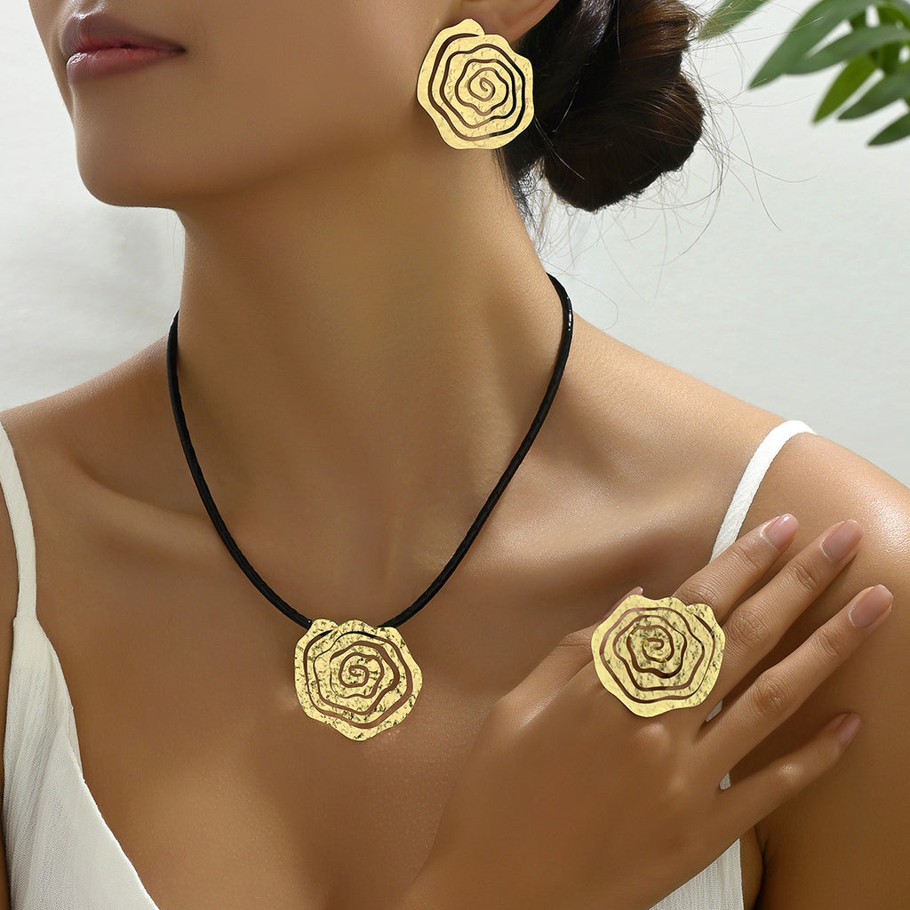 Raised Rose Cord Jewelry — product image 2