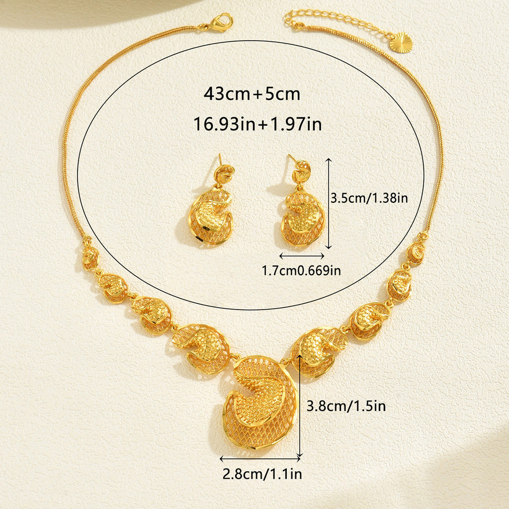 Layered Fan Medallion Jewelry — product image 4