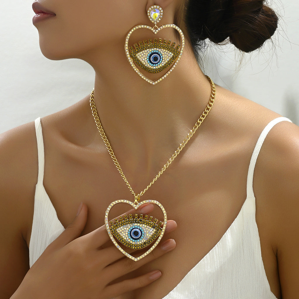 Heart and Eye Motif Jewelry