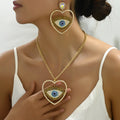 Heart and Eye Motif Jewelry