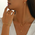 Delicate Round Pendant Jewelry