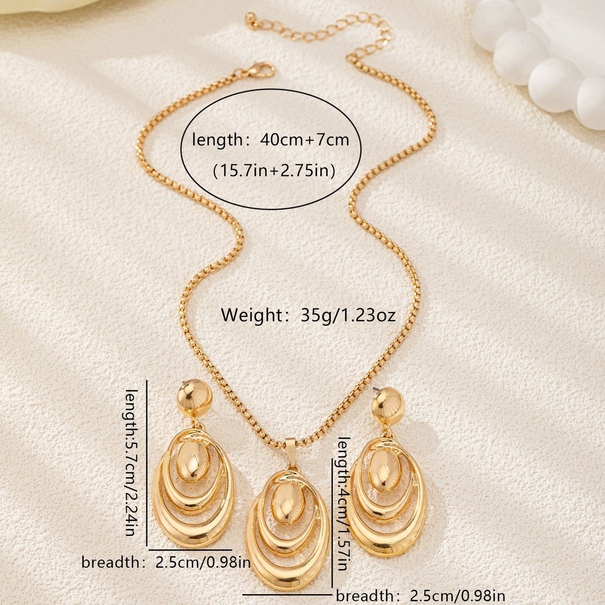 Nested Teardrop Pendant Jewelry — product image 4