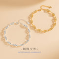 Wheat Ear Sterling Silver 925 Bracelet Female Niche Design Light Luxury Twist Bracelet Ins Style Mother's Day Gift Bracelet