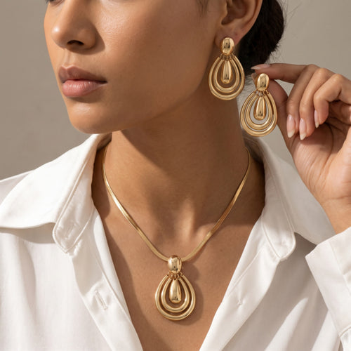 Black Nested Teardrop Jewelry — product image 2