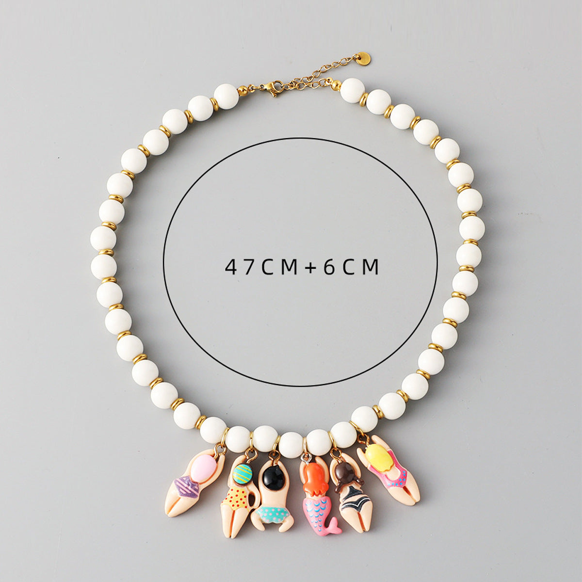 Colorful Doll Charm Necklace — product image 4