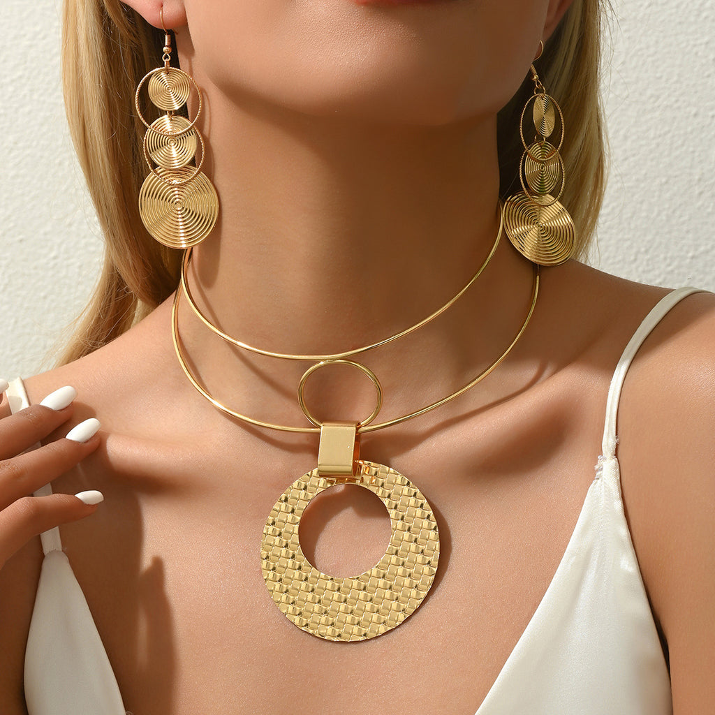 Open Circle Statement Jewelry