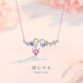 Sterling Silver Star and Bow Necklace