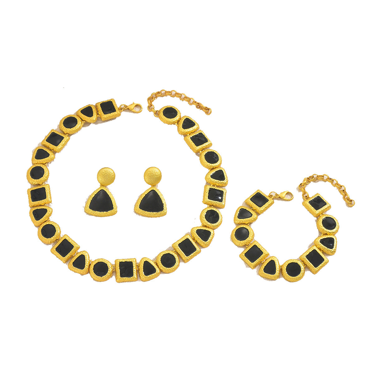 Black Rectangle Collar Jewelry — product image 5