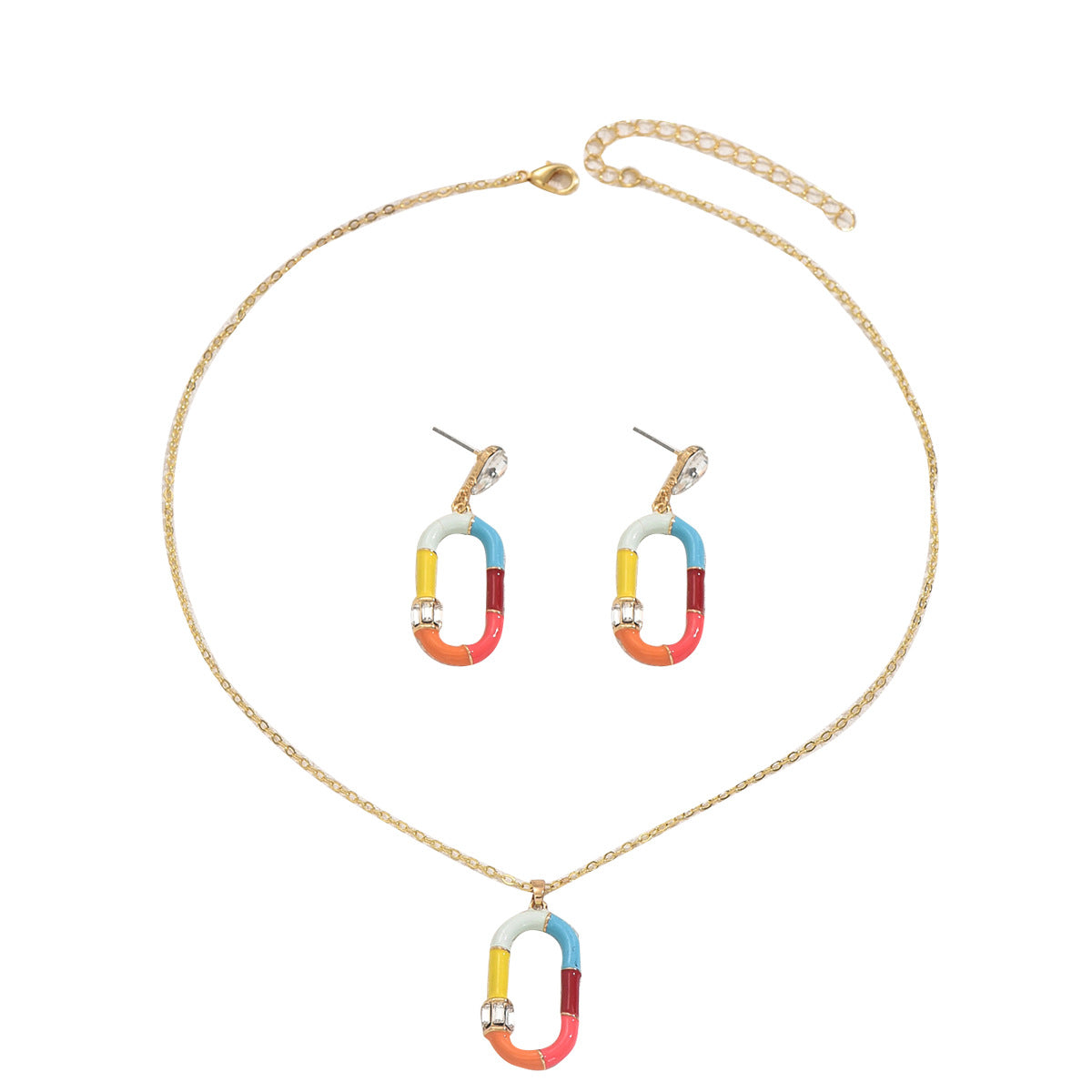 Color-Block Oval Link Jewelry — product image 5