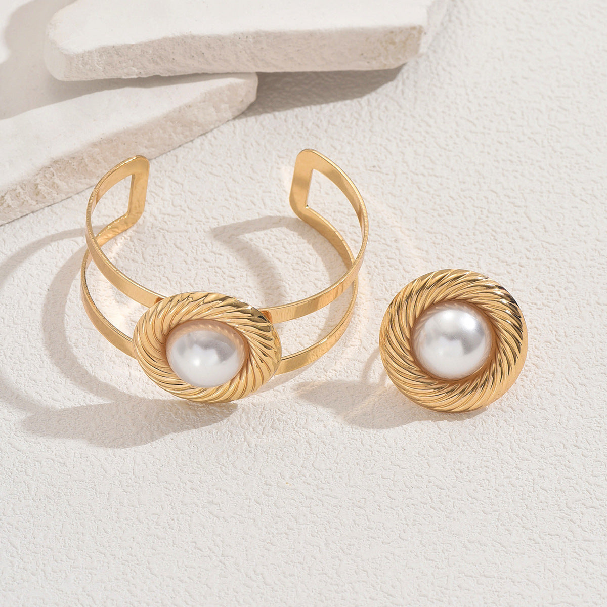 Rope-Frame Pearl-Effect Jewelry — product image 4