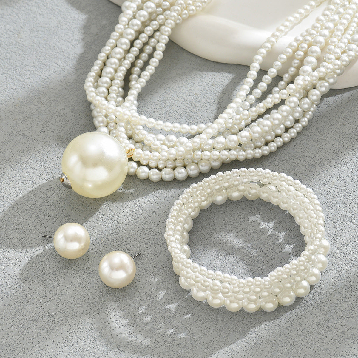 Fine Multi-Strand Pearl-Effect Jewelry — product image 3
