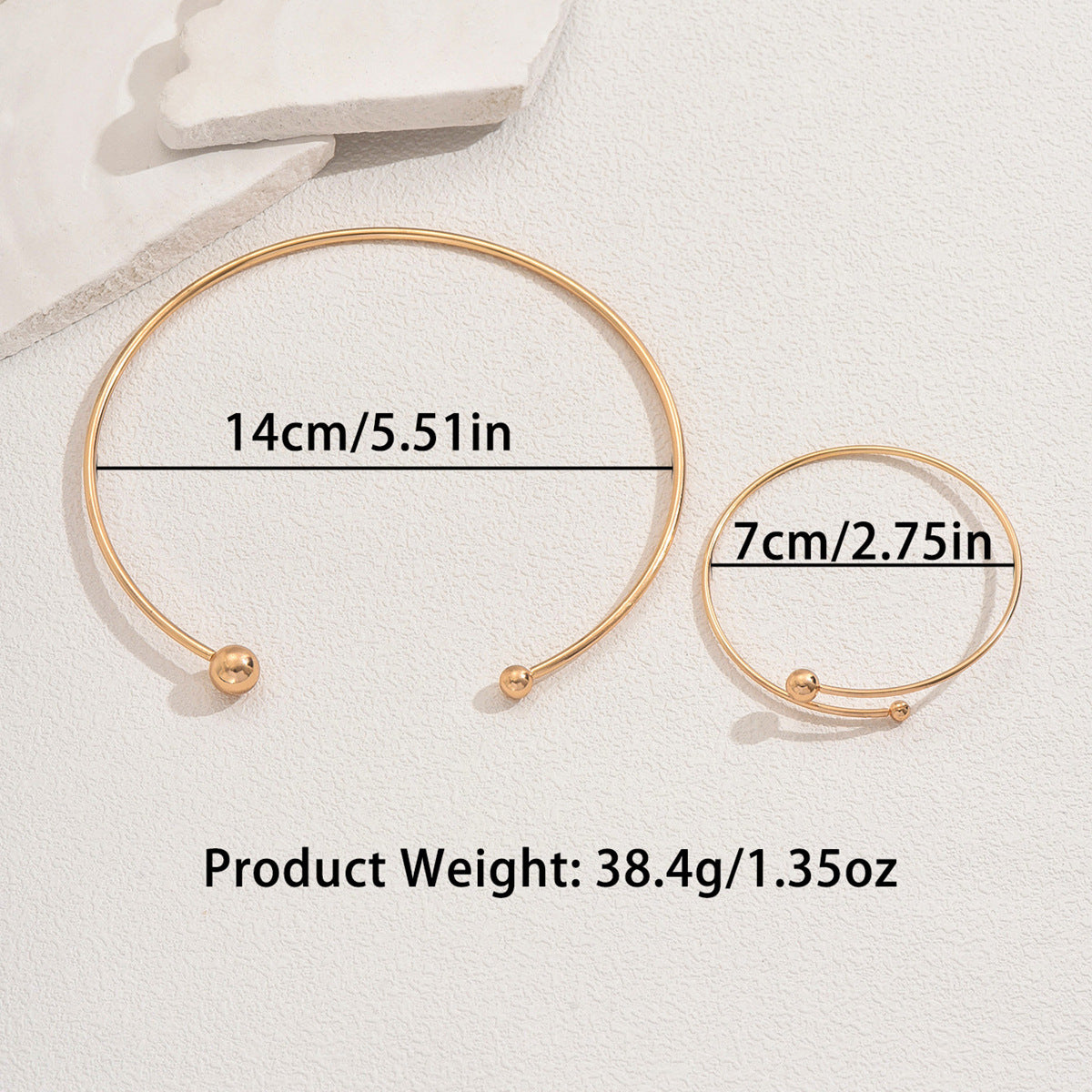 Round-Tip Open Collar Jewelry — product image 4
