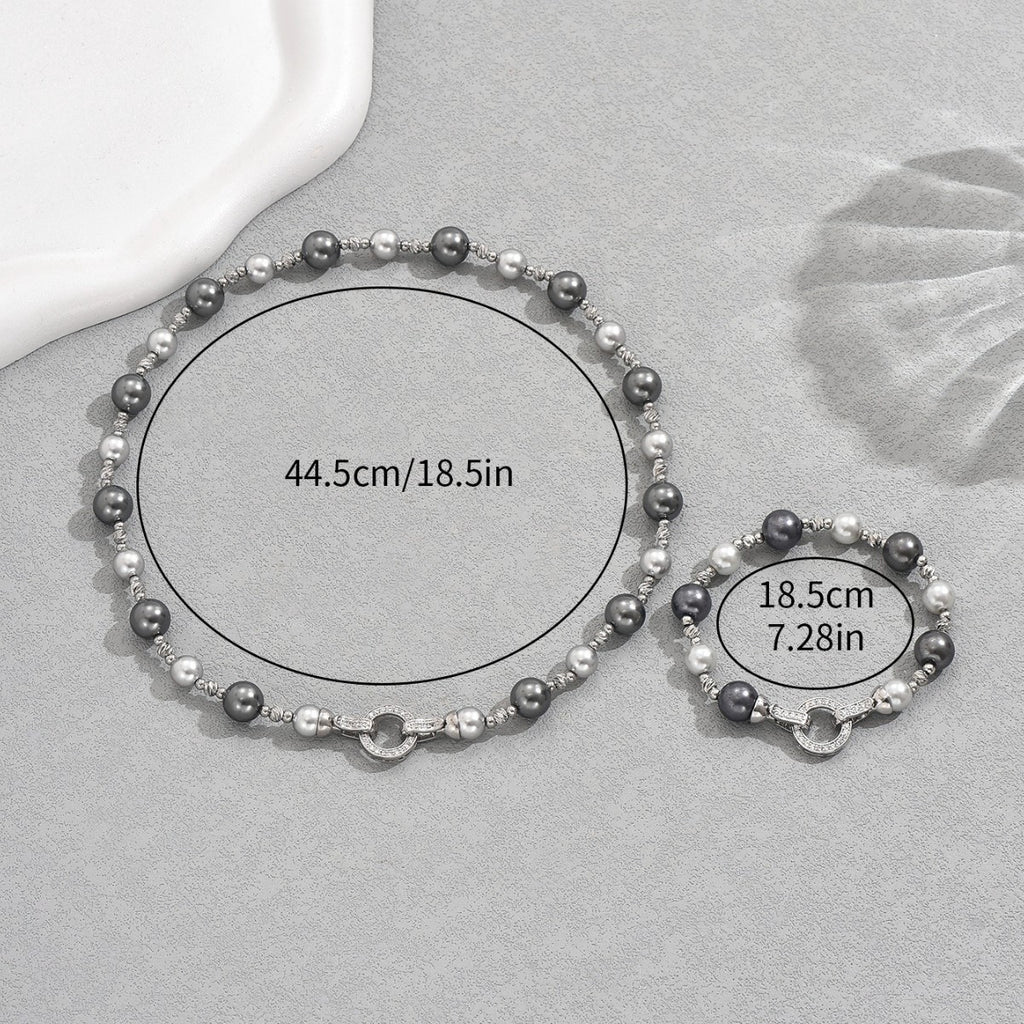 Dark Pearl-Effect Link Jewelry — product image 4