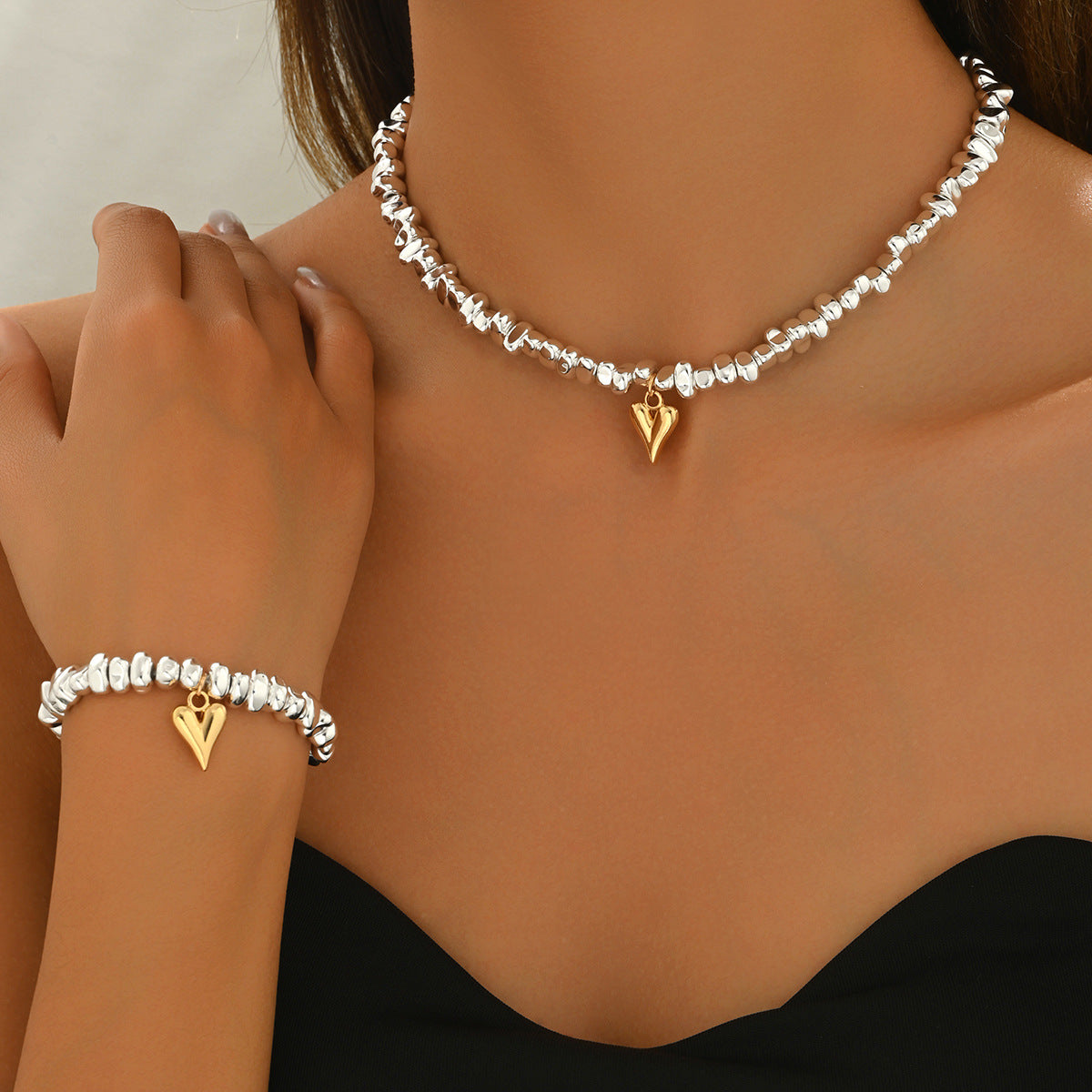 Bright Bead and Heart Jewelry