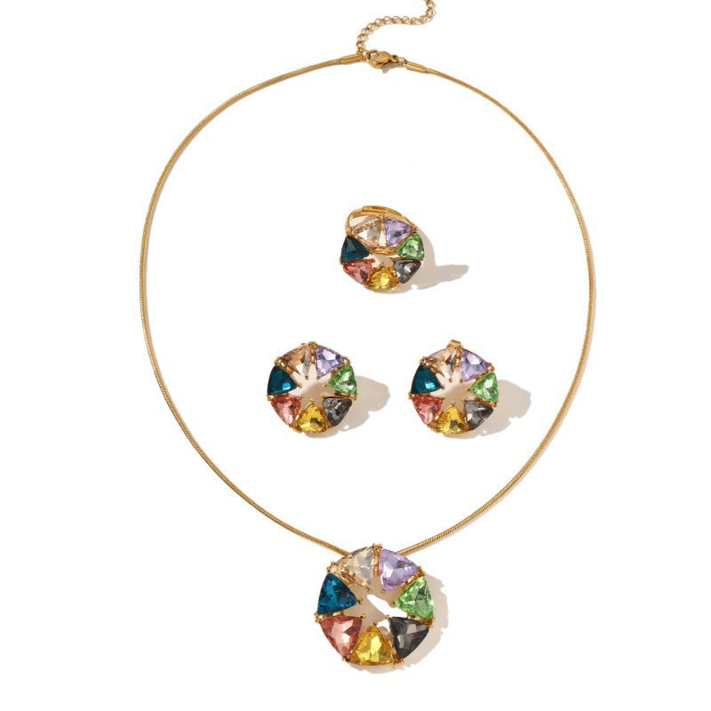Multicolor Round Cluster Jewelry — product image 5