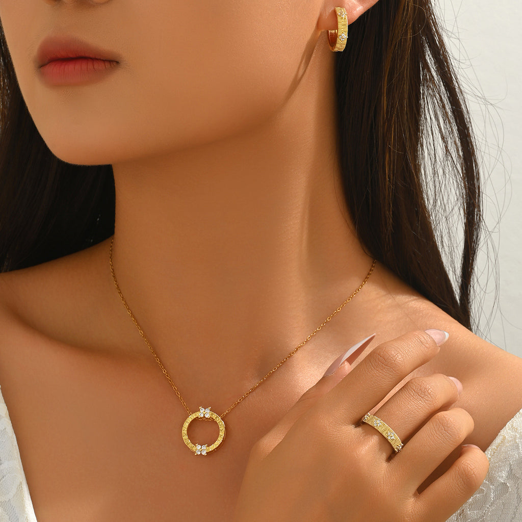 Sparkling Open Circle Jewelry — product image 2