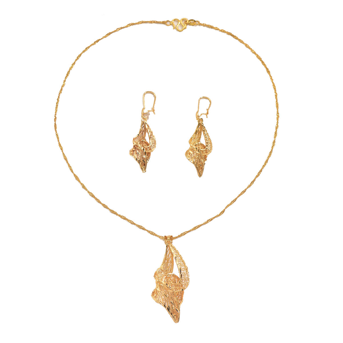 Curling Filigree Leaf Jewelry — product image 5