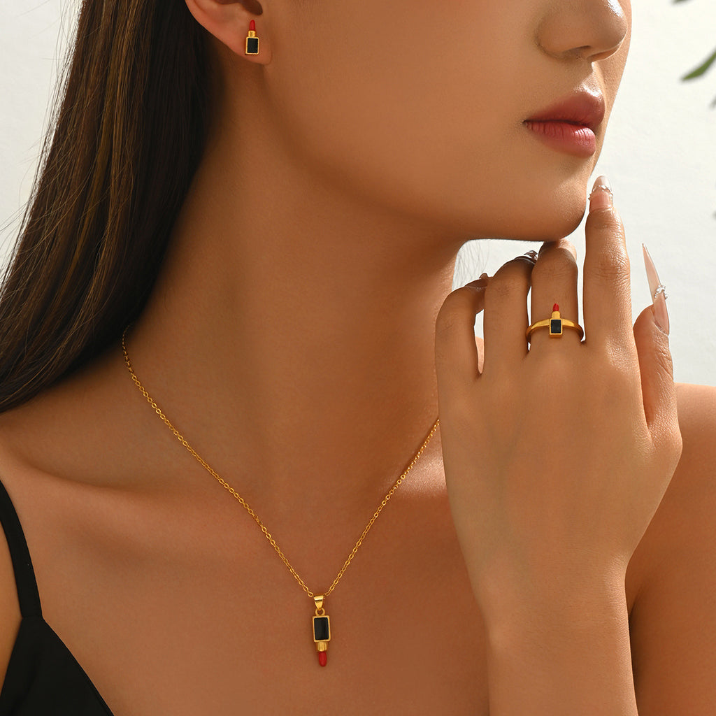 Lipstick Charm Jewelry