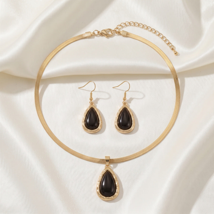 Black Teardrop Pendant Jewelry — product image 3