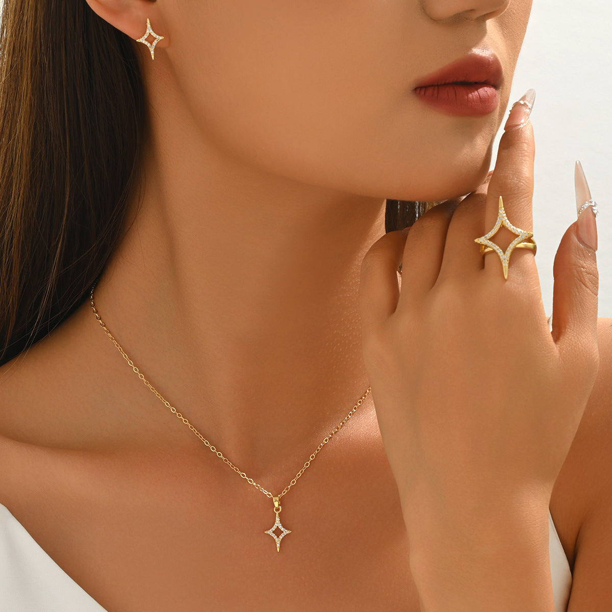 Four-Point Star Jewelry
