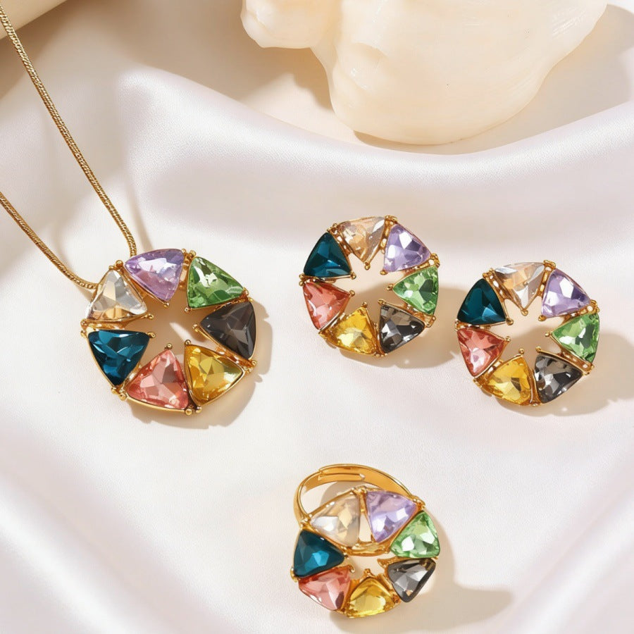 Multicolor Round Cluster Jewelry — product image 3