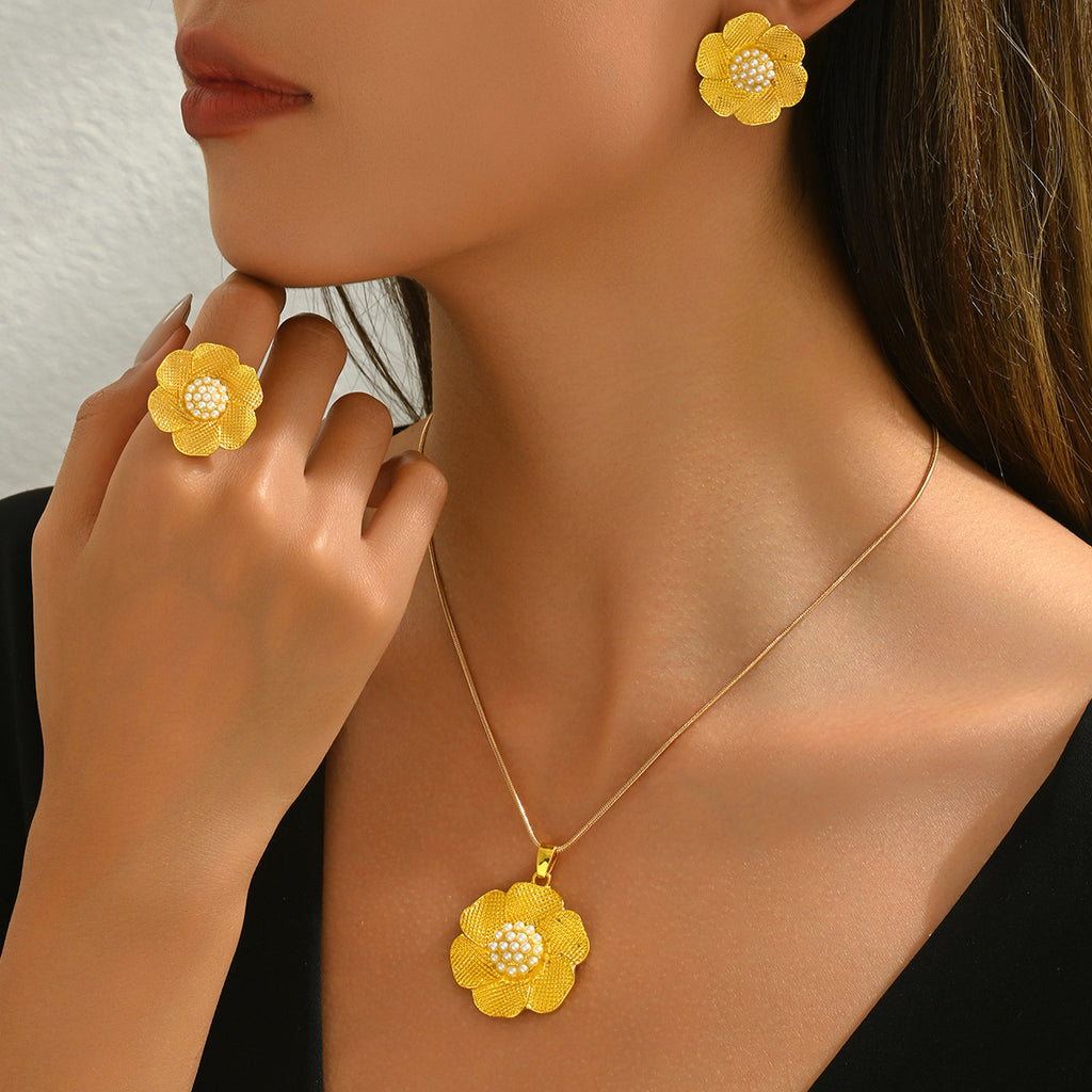 Yellow Flower Jewelry