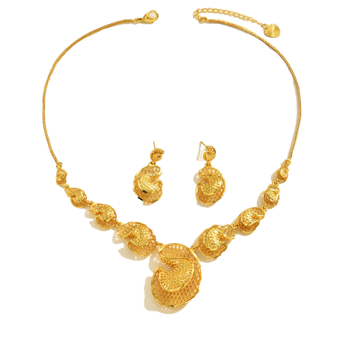 Layered Fan Medallion Jewelry — product image 5